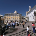 Marches de la cathédrale de Quito