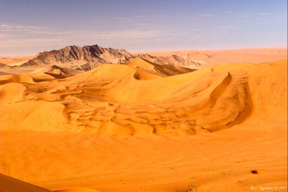 Massif et dunes vers Sossusvlei