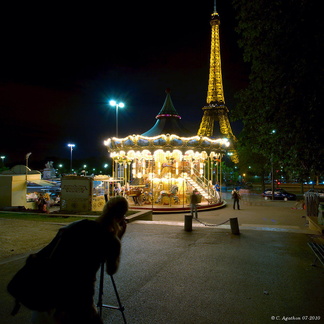 Séance de nuit au Trocadéro (1)