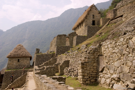 Bâtiments restaurés de Machu Picchu